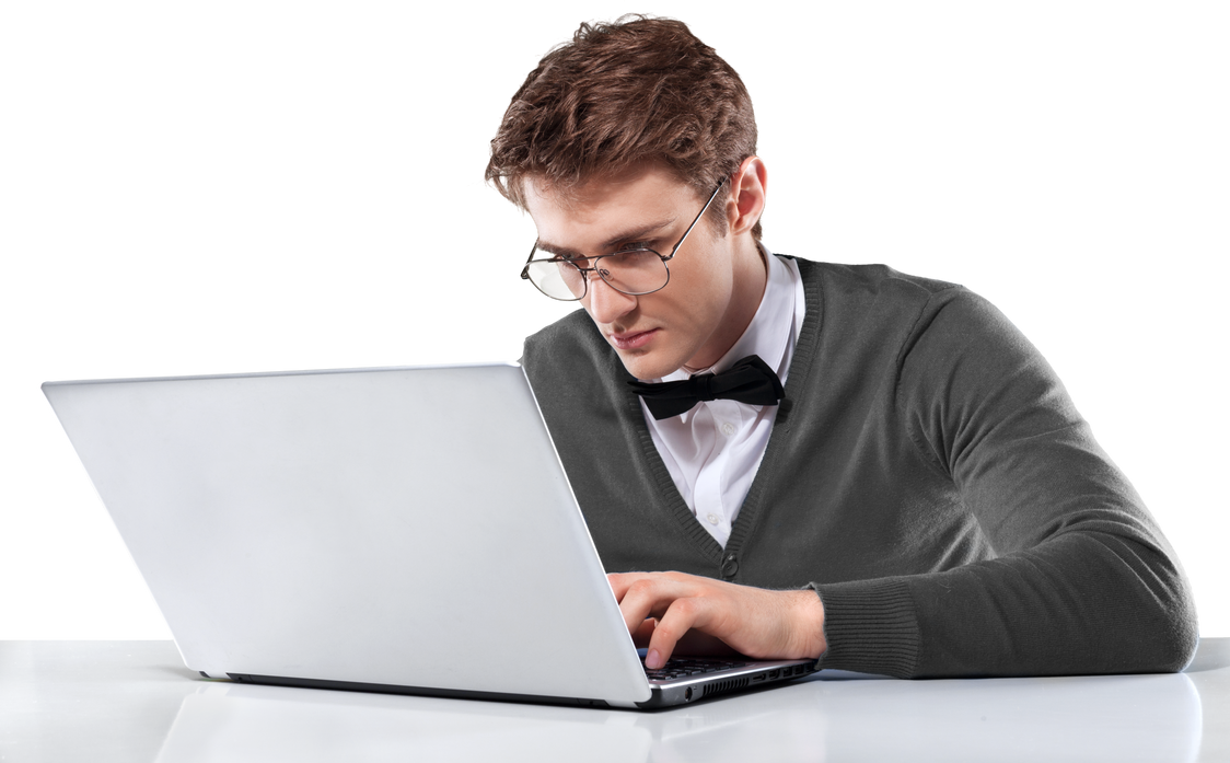 Man with Laptop